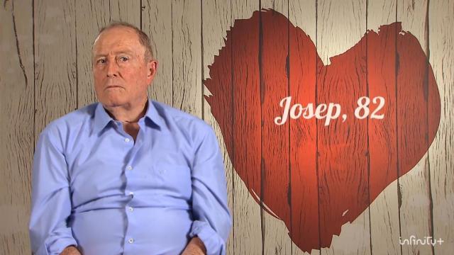 Josep María, soltero de 82 años, en 'First Dates'.