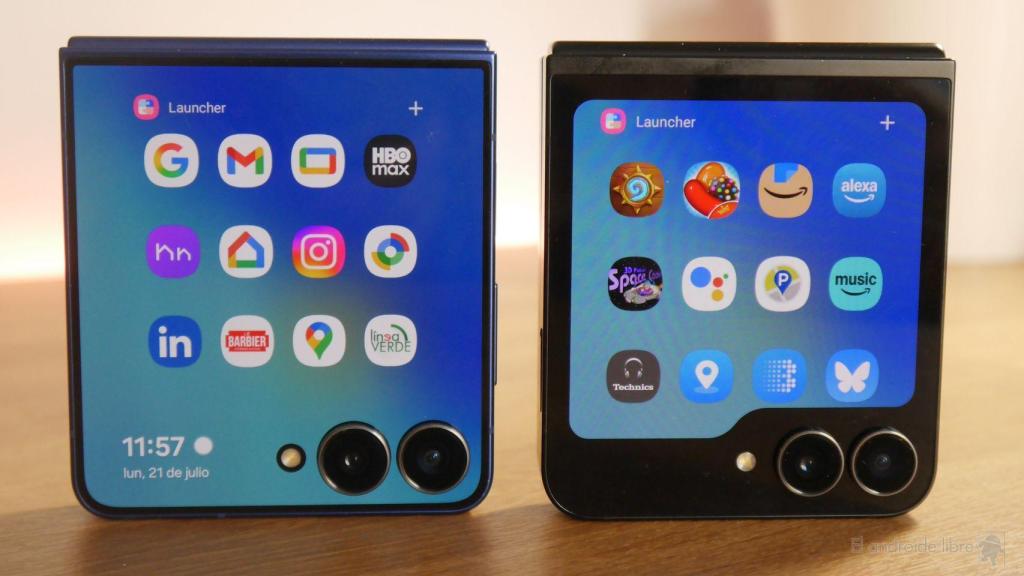 Samsung Galaxy Z Flip 7 y 7 FE