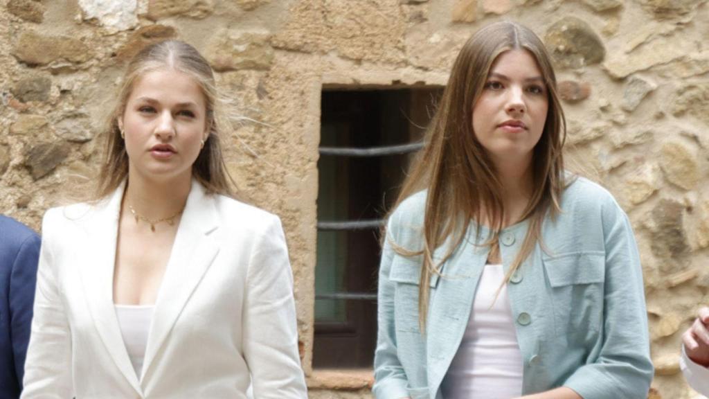 La princesa de Asturias y la Infanta, en Sant Martí Vell.