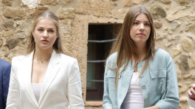 La princesa de Asturias y la Infanta, en Sant Martí Vell.