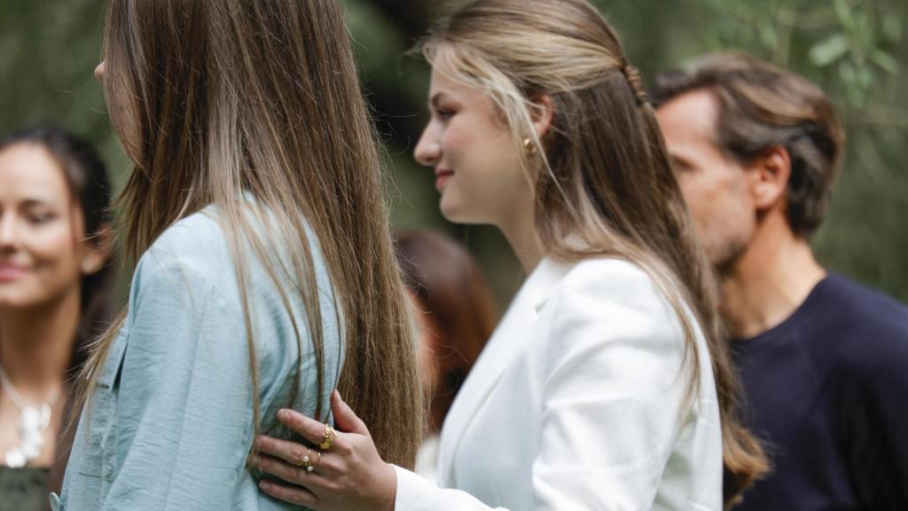Leonor estrenaba dos anillos de Pdepaola.