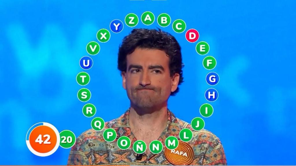 Rafa, en 'El Rosco' de 'Pasapalabra'