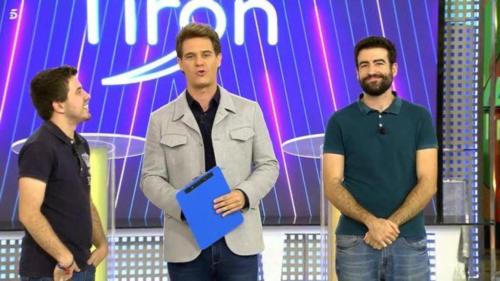 Orestes y Rafa Castaño en el primer programa de 'El tirón'