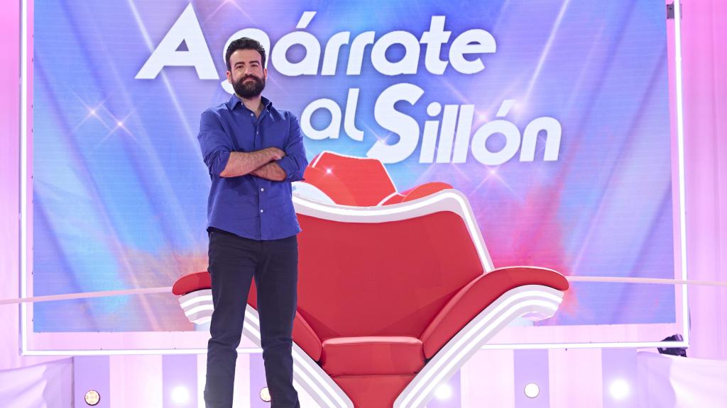 Rafa Castaño en el nuevo programa de Telecinco 'Agárrate al sillón'.