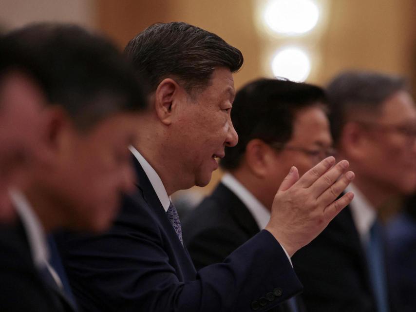 Xi Jinping, durante la apertura de la 25ª Cumbre Unión Europea-China.