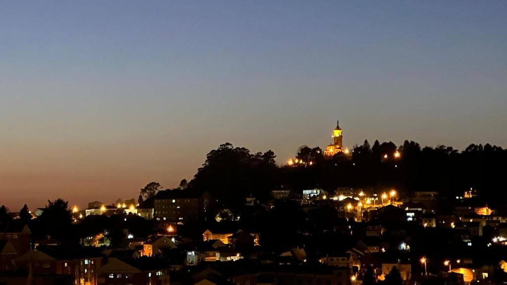 El Monte da Guía, al atardecer