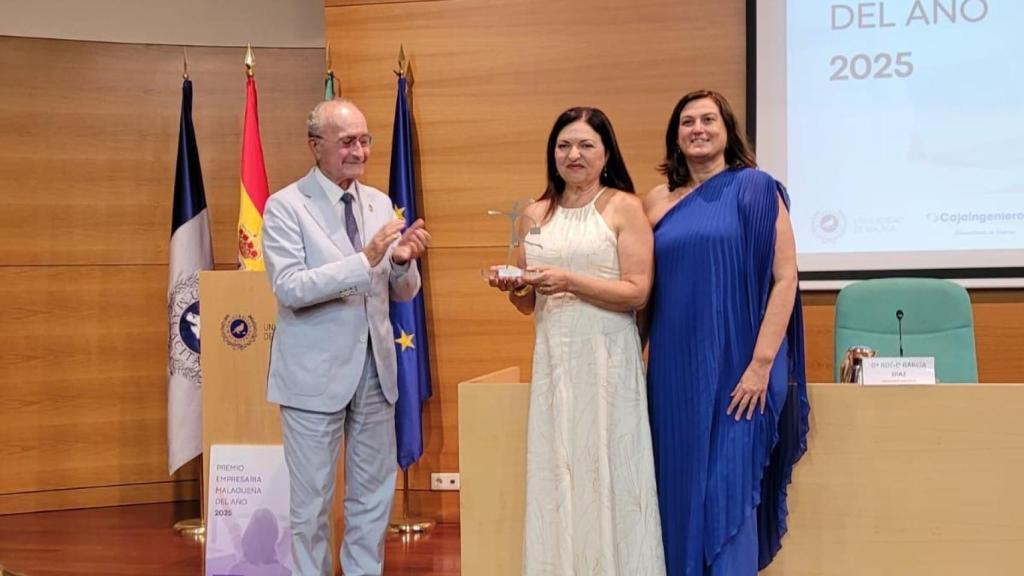 Esperanza Camino, fundadora de Sur’Avian es Premio Empresaria Malagueña del Año, en la modalidad Trayectoria.