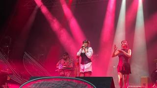 Rozalén durante su actuación.