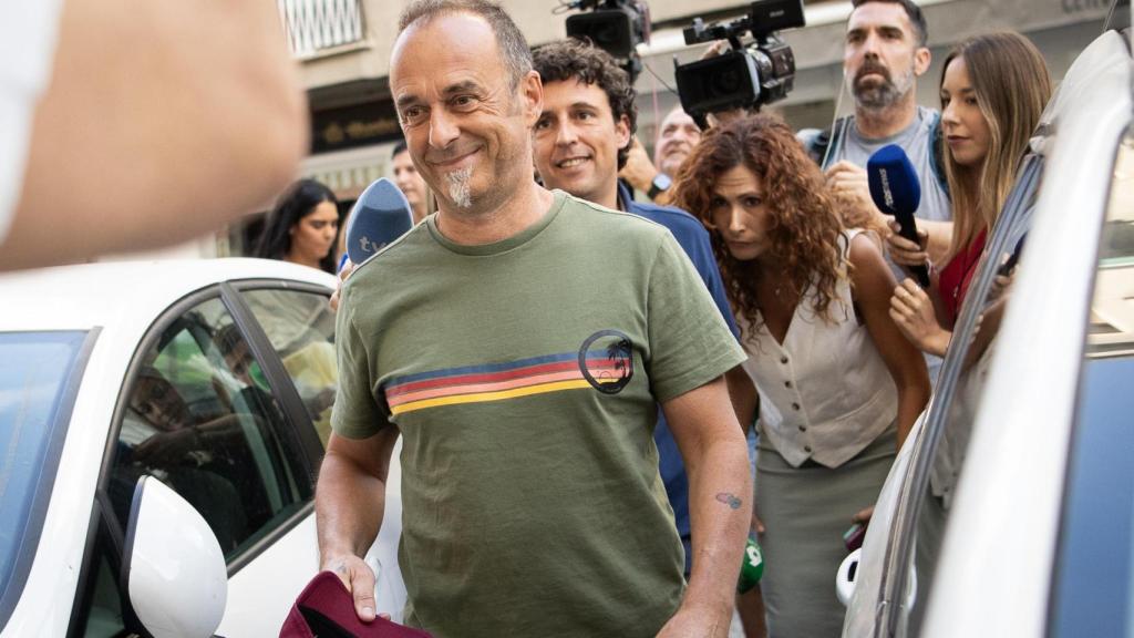 Francesco Arcuri, a su llegada al Punto de Encuentro Familiar de Granada el pasado martes.