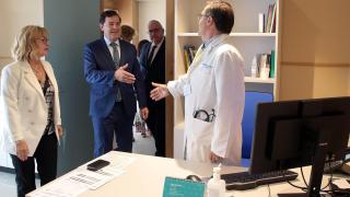 El presidente de la Junta de Castilla y León, Alfonso Fernández Mañueco, inaugura las nuevas instalaciones del centro de salud de Pinilla-San Andrés del Rabanedo, este viernes