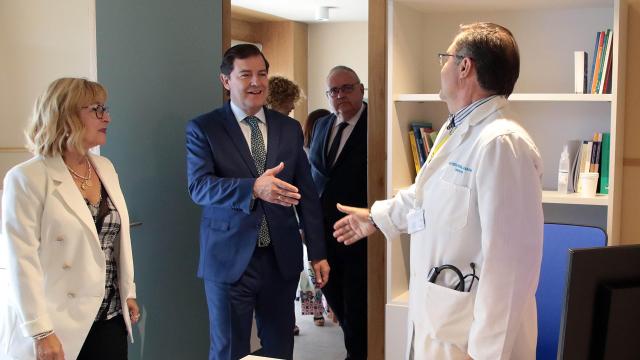 El presidente de la Junta de Castilla y León, Alfonso Fernández Mañueco, inaugura las nuevas instalaciones del centro de salud de Pinilla-San Andrés del Rabanedo, este viernes