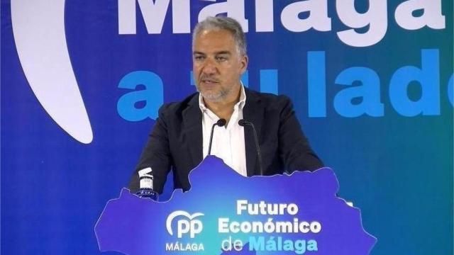 El vicesecretario de Coordinación Autonómica y Local y Análisis Electoral del PP, Elías Bendodo.