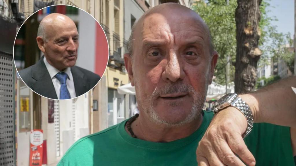 Montaje fotográfico con Vicente Rouco, arriba a la izquierda, y El Dioni.