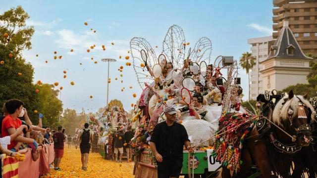 Batalla de Flores de Valencia, en una imagen de archivo. Visit Valencia