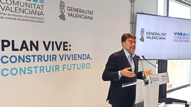 Luis Barcala este viernes en la presentación del plan Vive.