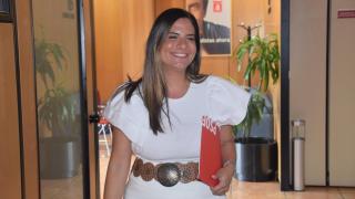 La vicesecretaria general del PSOECyL, Nuria Rubio, durante la entrevista con EL ESPAÑOL de Castilla y León