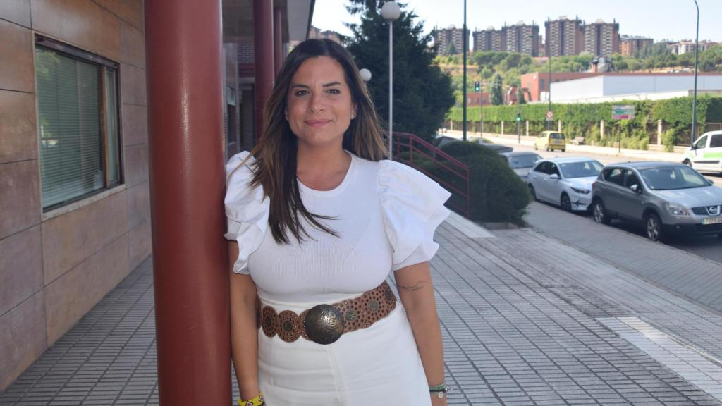 La vicesecretaria general del PSOECyL durante la entrevista con EL ESPAÑOL de Castilla y León