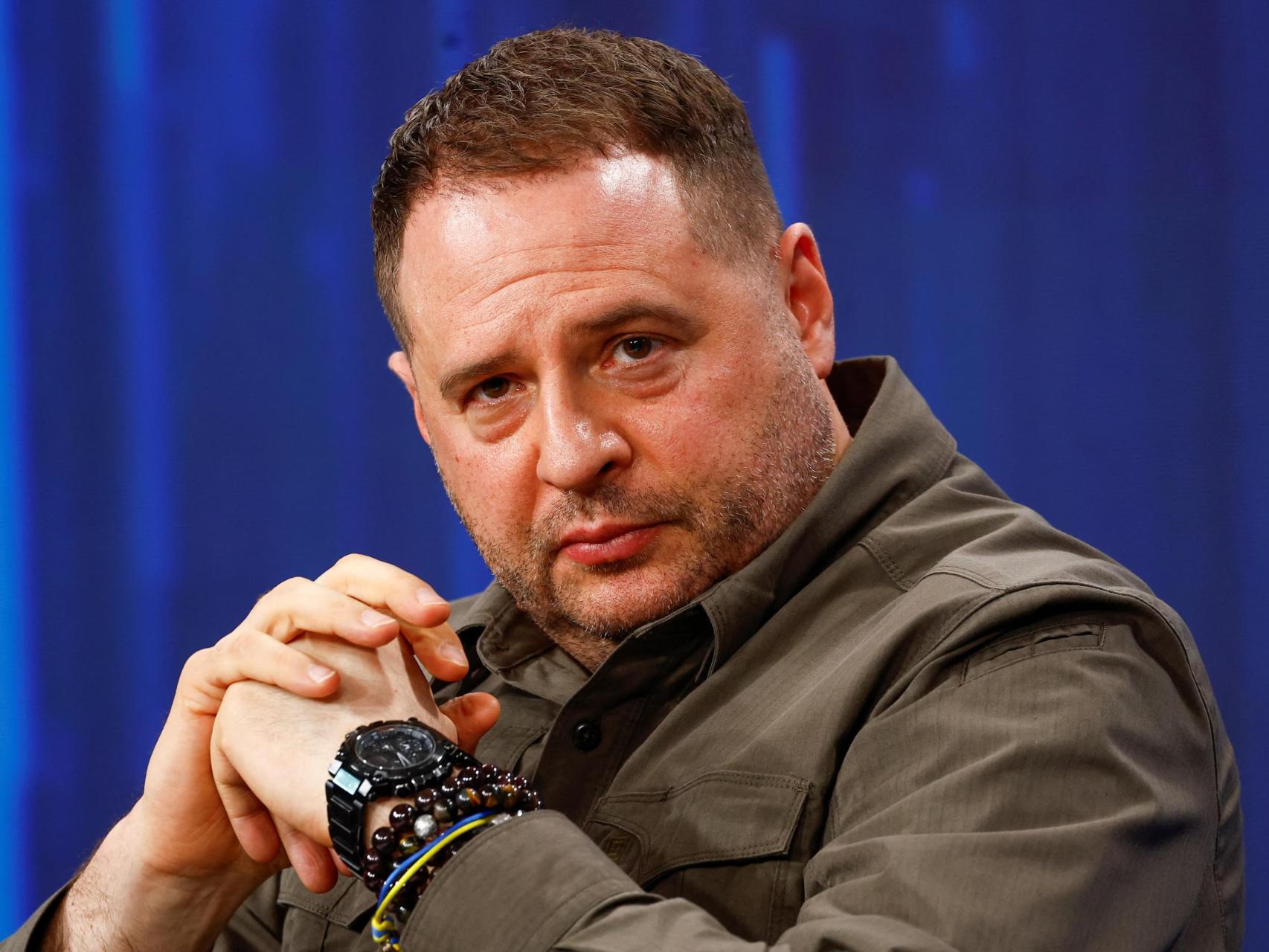 Andriy Yermak, jefe de gabinete de Volodímir Zelenski, en un acto de 2024.
