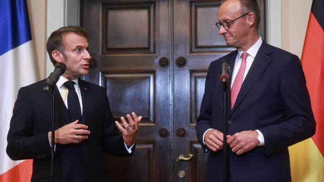 Macron y Merz, en un encuentro esta misma semana.