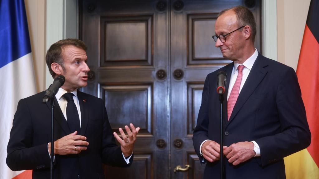 Macron y Merz, en un encuentro esta misma semana.