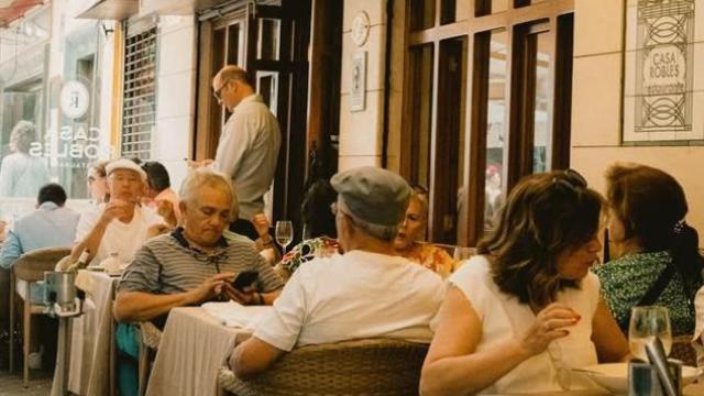Imagen de la terraza de Casa Robles.