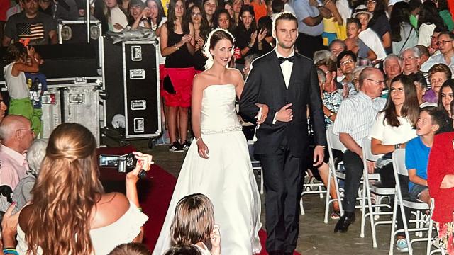 Eva Martín durante su presentación en 2015.