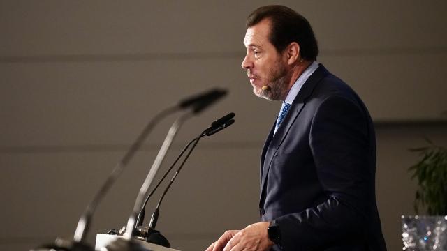 Óscar Puente, este jueves en Málaga.