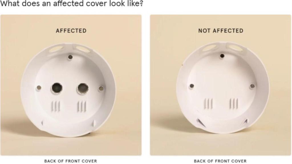 Los difusores fueron retirados de Estados Unidos y Canadá