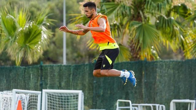 Nelson Monte se entrena con el UD Almería