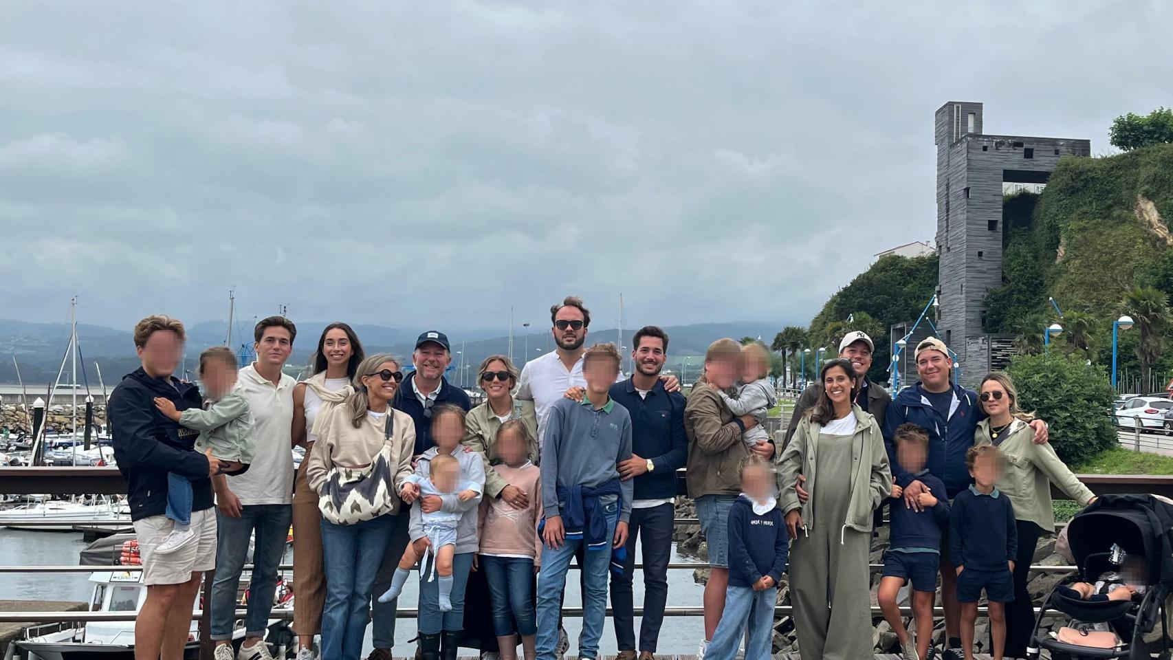 La familia de Berta Lamas en Lugo.