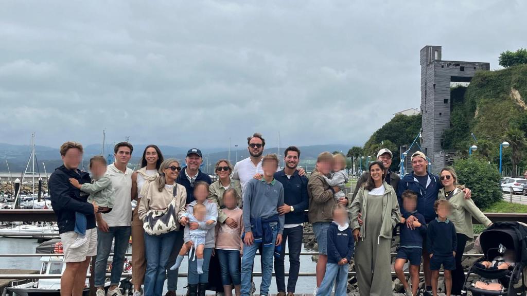 La familia de Berta Lamas en Lugo.