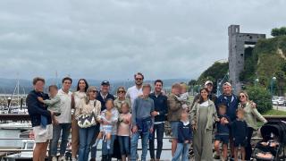 La familia de Berta Lamas en Lugo.