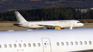 Un avión de la compañía Vueling.