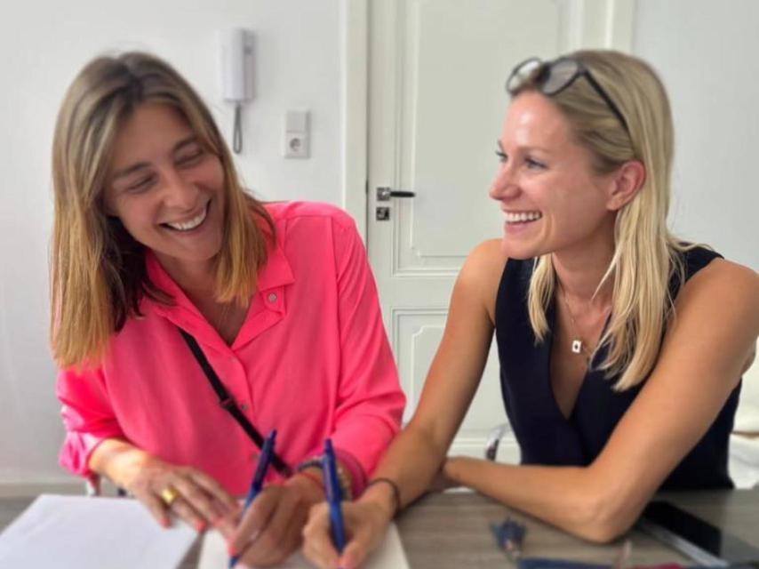 Sandra Barneda y su pareja, en una imagen de su perfil de Instagram.