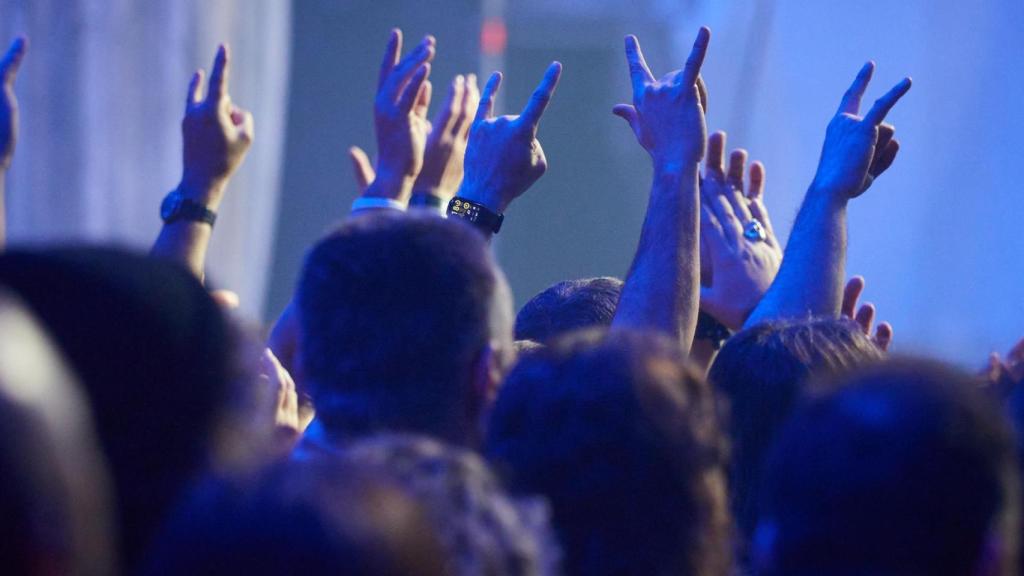Publico durante un concierto del grupo.