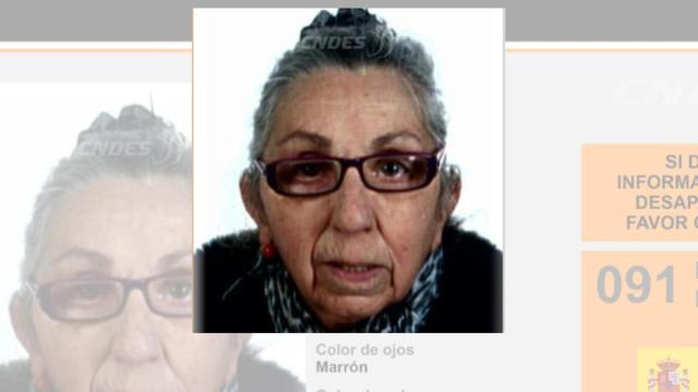 Buscan en Ciudad Real a María del Carmen, una mujer de 78 años desaparecida desde el viernes