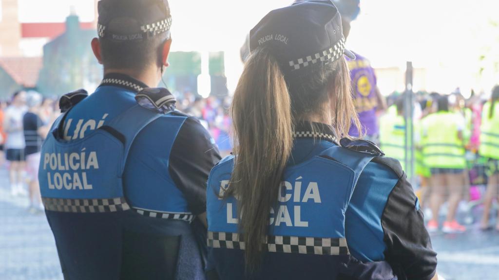 Agentes de la Policía Local de Santa Marta