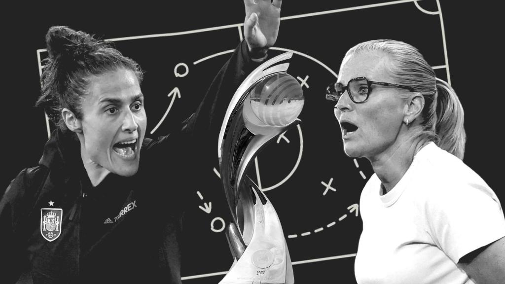 Montse Tomé y Sarina Wiegman, en un fotomontaje