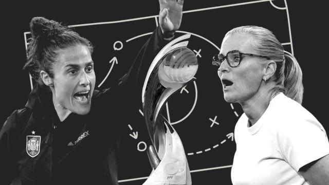 Montse Tomé y Sarina Wiegman, en un fotomontaje