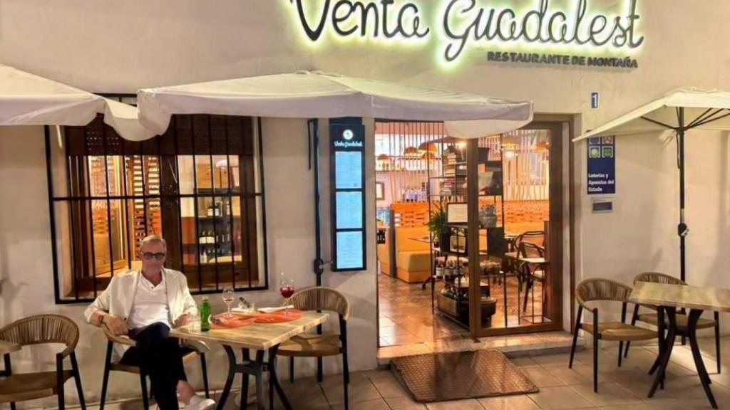 Carlos Herrera en la Venta Guadalest.