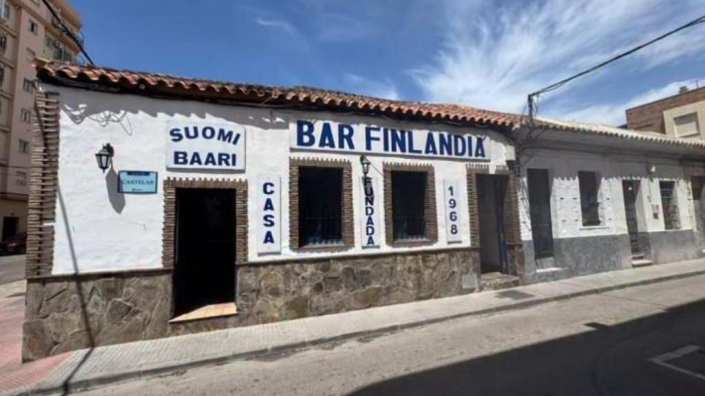 La entrada al Bar Finlandia.