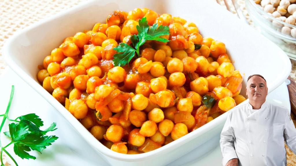 El chef José Andrés en un montaje de El Español