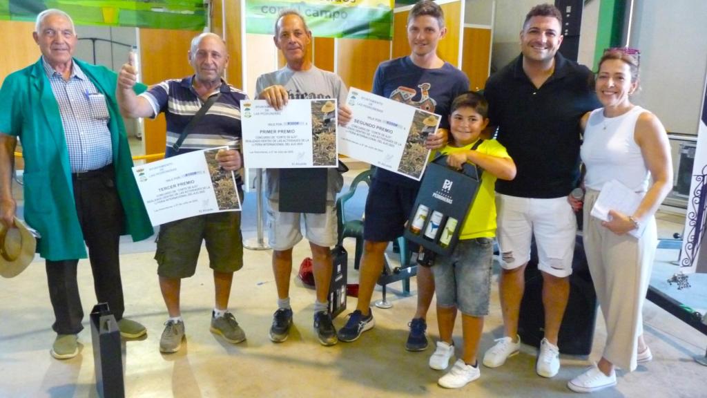 Ganadores 'Concurso de corte de ajo' de Las Pedroñeras.