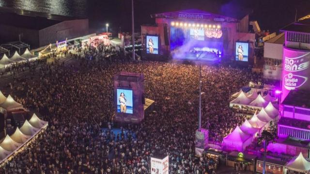 Imagen de la explanada llena el sábado.