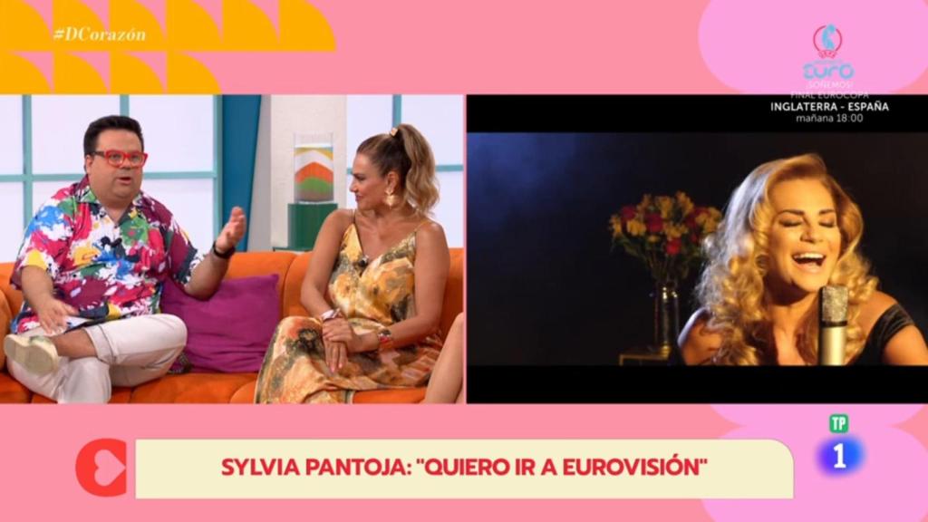 Alberto Guzmán y Sylvia Pantoja en 'D Corazón'.