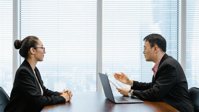 Entrevista de trabajo.