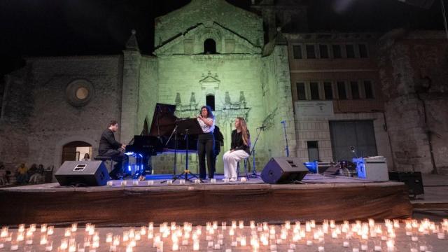 Una de las actuaciones de Noche en Blanco y Negro de Cuéllar