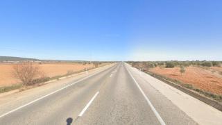 N-310 a la altura de Sisante (Cuenca).