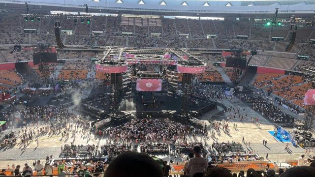 Fotografía realizada por la propia Luna en el estadio de La Cartuja (Sevilla) durante la 'Velada del Año'.