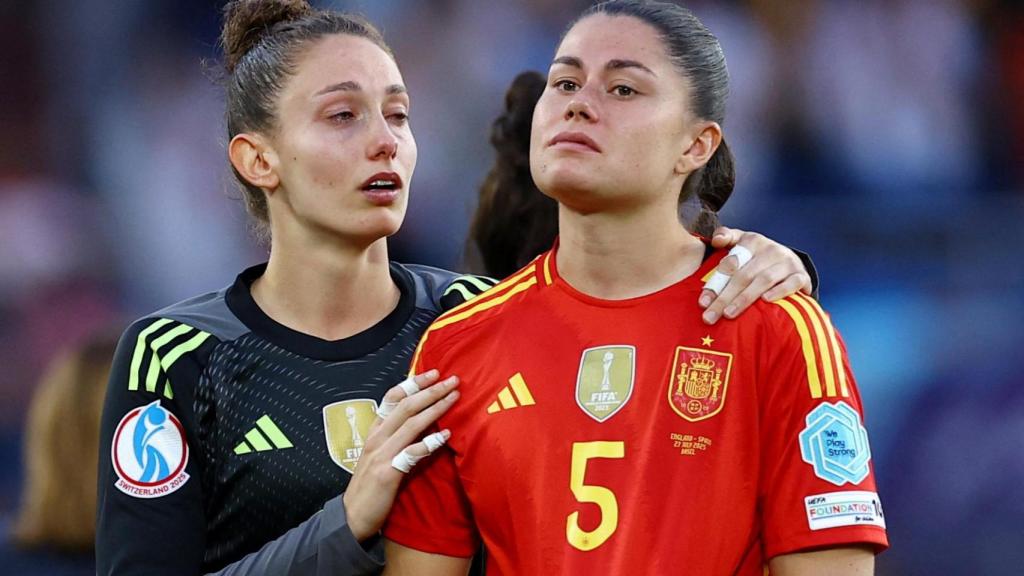 Maria Mendez, desconsolada tras la derrota